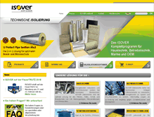 Tablet Screenshot of isover-technische-isolierung.de